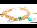 PULSERA EN ALAMBRISMO Y ESFERAS DE CRISTAL #MARATON5000 #TUTORIAL02