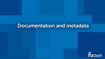 RDM101- Module3:  Key Elements of FAIR - Documentation and Metadata