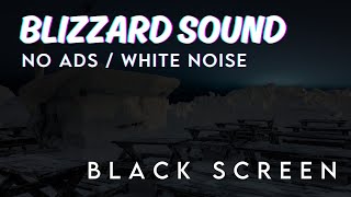 The Blizzard's Symphony | Relax, Reduce Stress, Increase Concentration | Black Screen