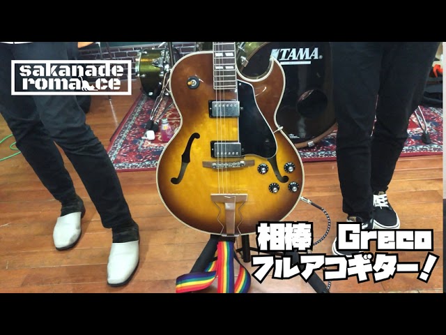 おれのあいぼう紹介するよん。フルアコースティックギター Greco FA