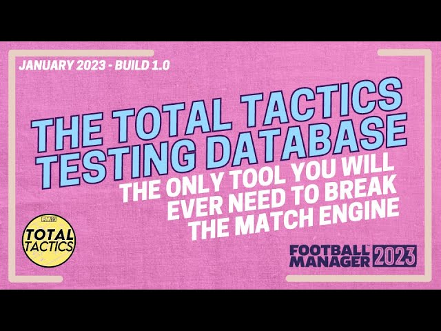 Football Manager 2023: Best Tactics To Test Out