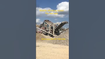 Amazing mobile aggregate stones vibrating screen, Stone Screening Machine with factory price