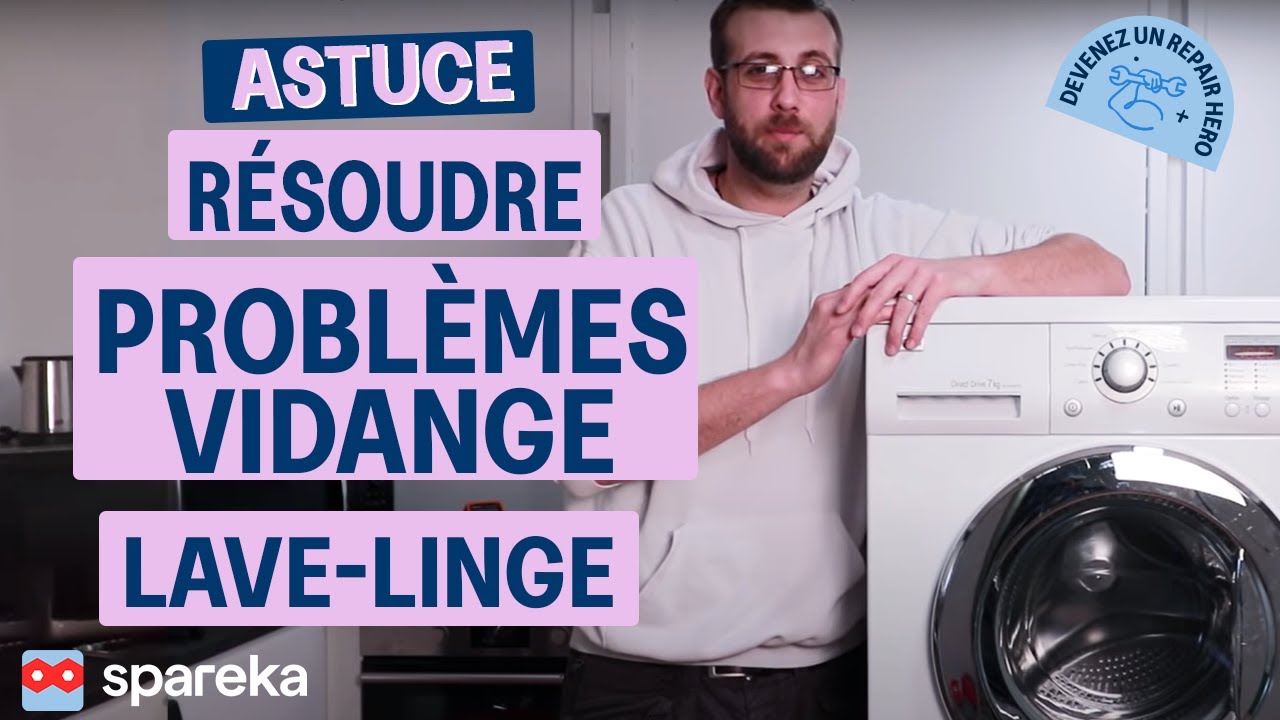 Comment changer le tuyau de vidange d'un lave-linge ?