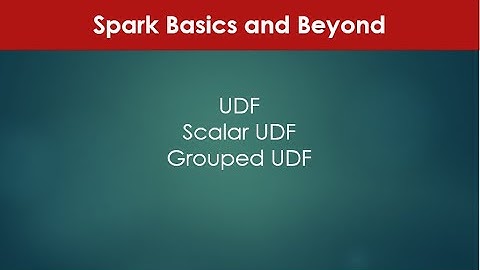 Spark (5) - UDF