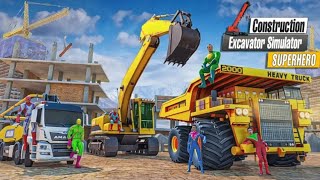 Superhero City Construction Forklift Truck Game - Android Games screenshot 2