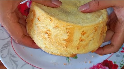 Làm bánh bông lan bằng Nồi Chiên Không Dầu và Bột Mì Đa Dụng