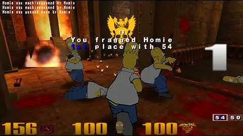 Quake III Arena | Homer Simpson Bots | Send in the Clones