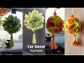 Making car decor  keychains paperkeychains cardecor papercardecor easy to makepaper crafts diy16