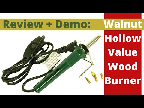 REVIEW & DEMO | Walnut Hollow Value Woddburner Pen | Pen for Beginners and Intermediate Woodburners