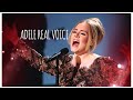 Adele - REAL VOICE ( Studio vs Live )