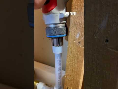 Best type of plumbing. PEX-A expansion tool. #shorts #youtubeshorts #diy
