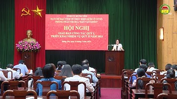 Triển khai công tác dân vận quý II năm 2023