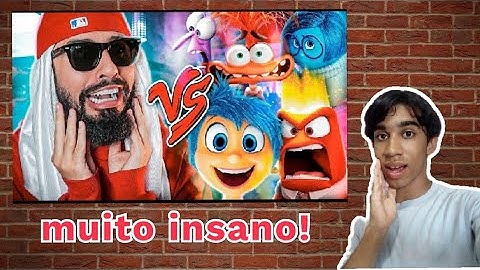 Divertidamente 2 vs mussa batalha de rap, react