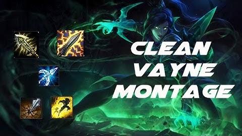 CLEAN VAYNE MECHANICS MONTAGE | Best Champion Plays