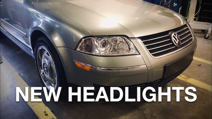 How To Replace Headlights and Bulbs 98-01 VW Passat 