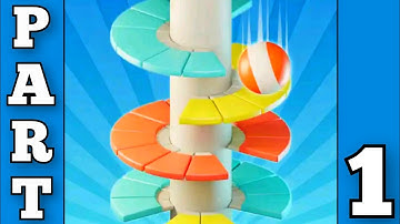 Helix Jump - Android iOS Mobile Gameplay Walkthrough All Levels Part 1