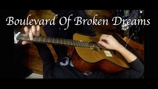 Video thumbnail of "Kelly Valleau - Boulevard Of Broken Dreams (Green Day) - Fingerstyle Guitar"