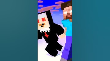 Herobrine kill evil nun in davil face | Minecraft animation | #meme #virel #minecraft #shorts #kill