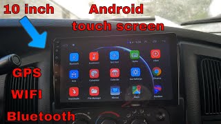 CHEAP 10 inch touch screen Android car radio (51 dollars)
