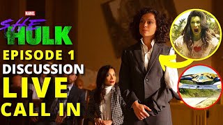 🔴She-Hulk: Attorney at Law Episode 1 LIVE (CALL-IN) Aftershow SPOILER Review | Breakdown \& Analysis