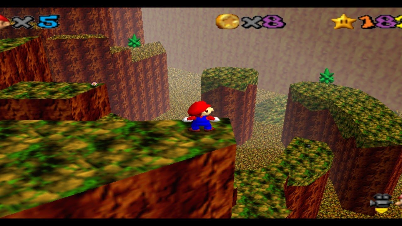 SM64 Treasure World - C1: Glass Land Park