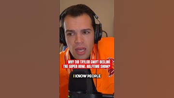 Why did Taylor Swift decline the Super Bowl halftime show? #taylorswift #shorts #swifties