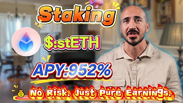 🔥 Earn 900%+ APY Staking stETH – Tested & Made $500+ in One Day! The Most Stable Crypto Project!