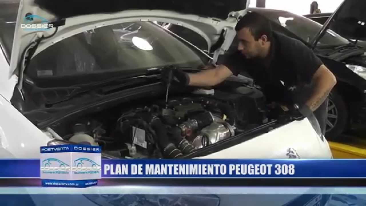 Mantenimiento programado Peugeot 308 - Dossier Soluciones en Postventa