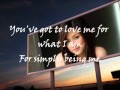 Love Me for What I Am - Carpenters &quot; fhe619 &quot; ( with lyrics )