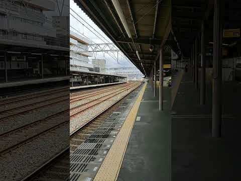 【京阪西三荘駅】京橋・守口市方面ホーム２　2024.4.4【Japanese station】　パナソニック本社、Panasonic、風景、landscape、大阪、Osaka、日本　#shorts