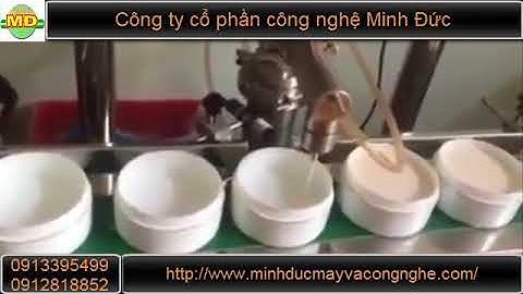 Máy chiết rót kem chính xác - CTCP Công Nghệ Minh Đức