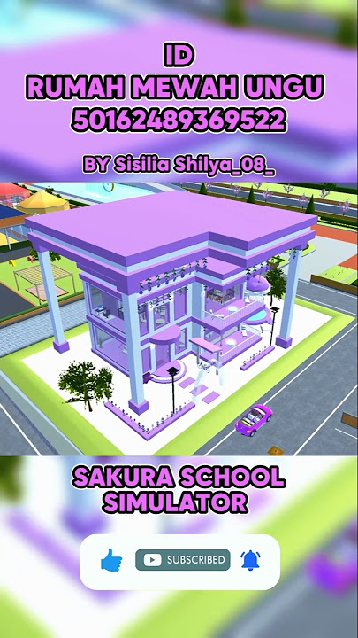 Id terbaru rumah ungu sakura #sakuraschoolsimulator #shorts #sakura