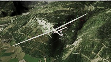 Gliding / Sailplane simulator physics flight dynamics in Unity 3d