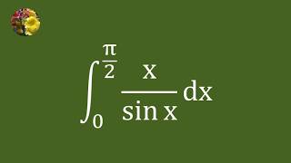 How a Trig Substitution Leads to Catalan’s Constant