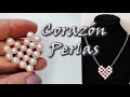 💗COLLAR CORAZÓN DE PERLAS💗. Curso de bisutería