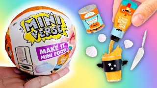 MAKING **MORE** FOOD! MiniVerse Make It Mini Halloween Series 2023!