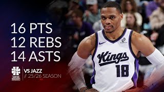 Russell Westbrook 16 Pts 12 Rebs 14 Asts Vs Jazz 2526 Season