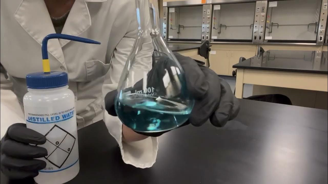 Using a Volumetric Flask to Dilute a Solution YouTube