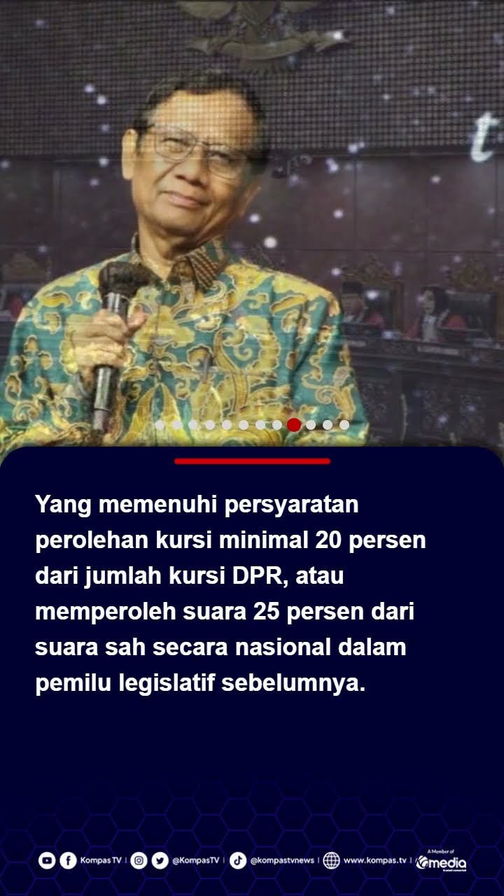 Mahfud Salut MK Hapus Presidential Threshold: Sesuai Aspirasi Rakyat Harus Dilaksanakan #putusanmk