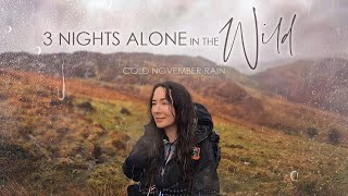 3 Nights Alone in the Wild: Calm &amp; Chaos in the Mountains • A Solo Adventure!