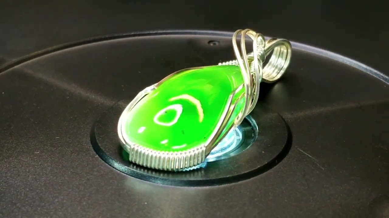 AVAILABLE @LEXXSTONES.COM! High Grade Siberian Jade Gemstone Wrapped in Argentium Sterling Silver