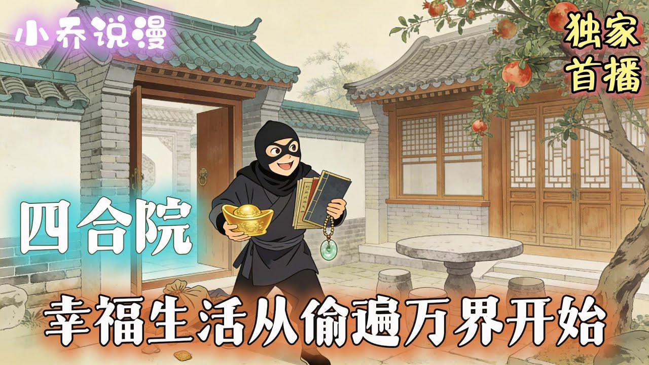 《四合院：幸福生活从偷遍万界开始》【偷取诸天万物，轻戾气】1962年，王援朝莫名其妙来到了情满四合院，顶替了大伯的工作，成为了一名光荣的电工 #有声小说 #穿越 #小說 #有聲書 #四合院
