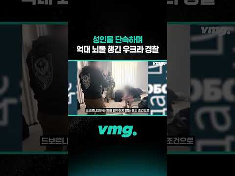 성인물 단속하며 억대 뇌물 챙긴 우크라 경찰 / 비디오머그 #shorts thumbnail
