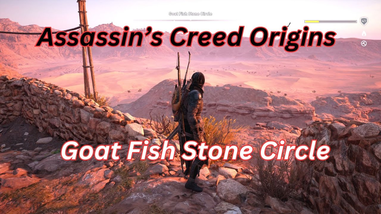 Assassin's Creed Origins: Goat Fish Stone Circle.