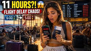 Flight Delay Chaos in Angola 🇦🇴 | Stuck at the Airport from 6 AM to 5 PM