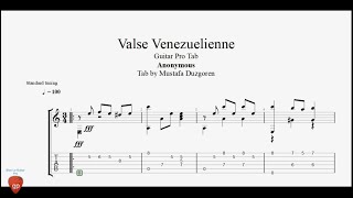 Valse Venezuelienne by Anonymous - Guitar Pro Tab