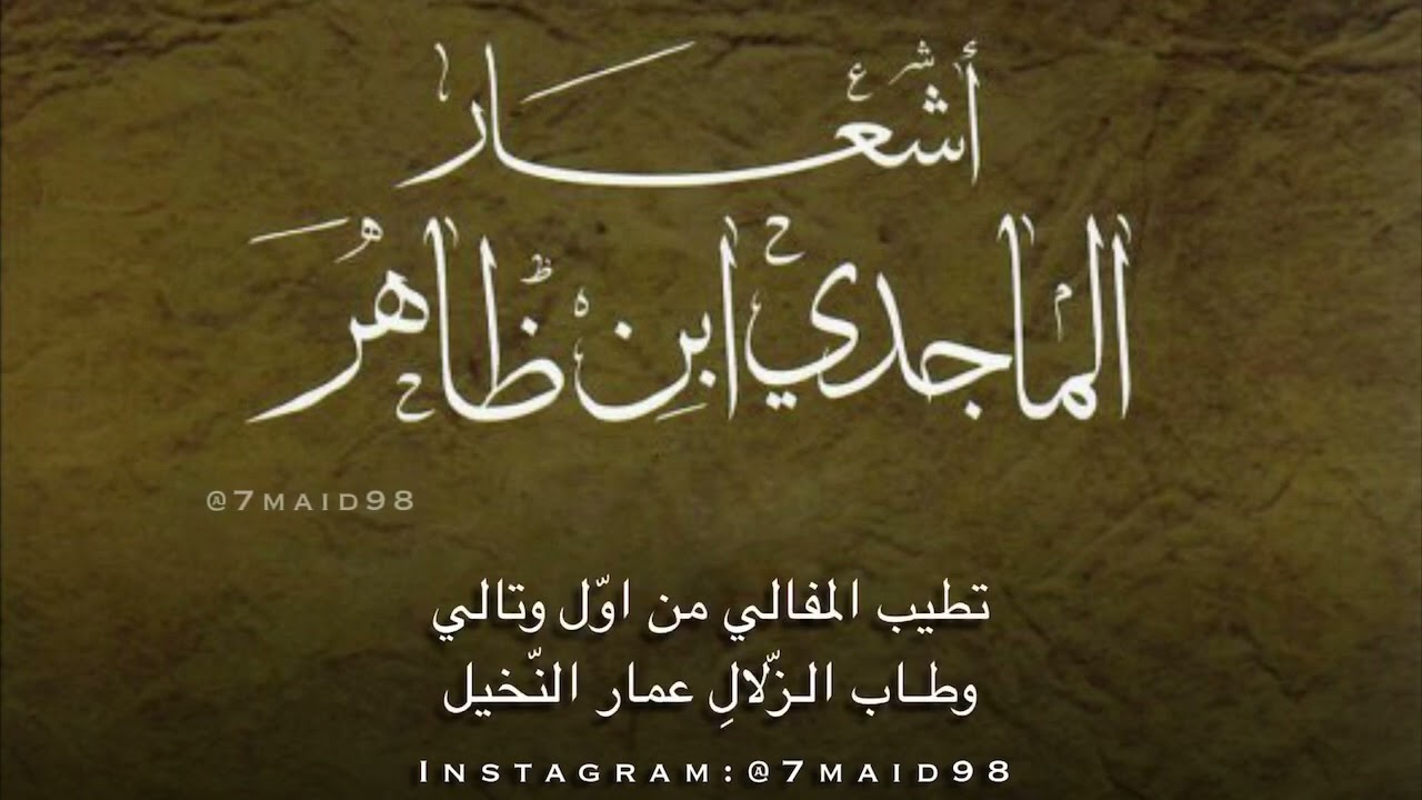 المايدي بن ظاهر - مقال عجيب