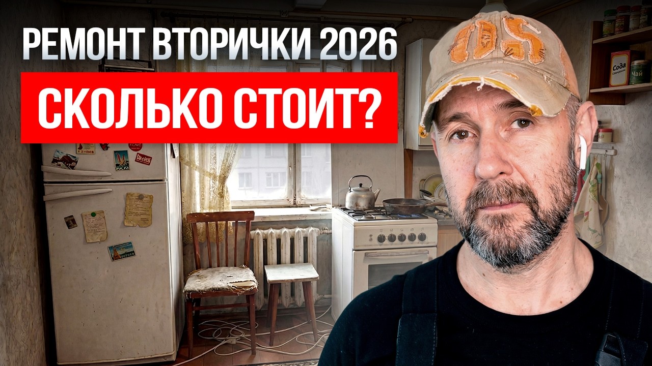 Ремонт во вторичке в 2026 — сколько уйдёт денег и времени? Реальные цены на материалы и работу