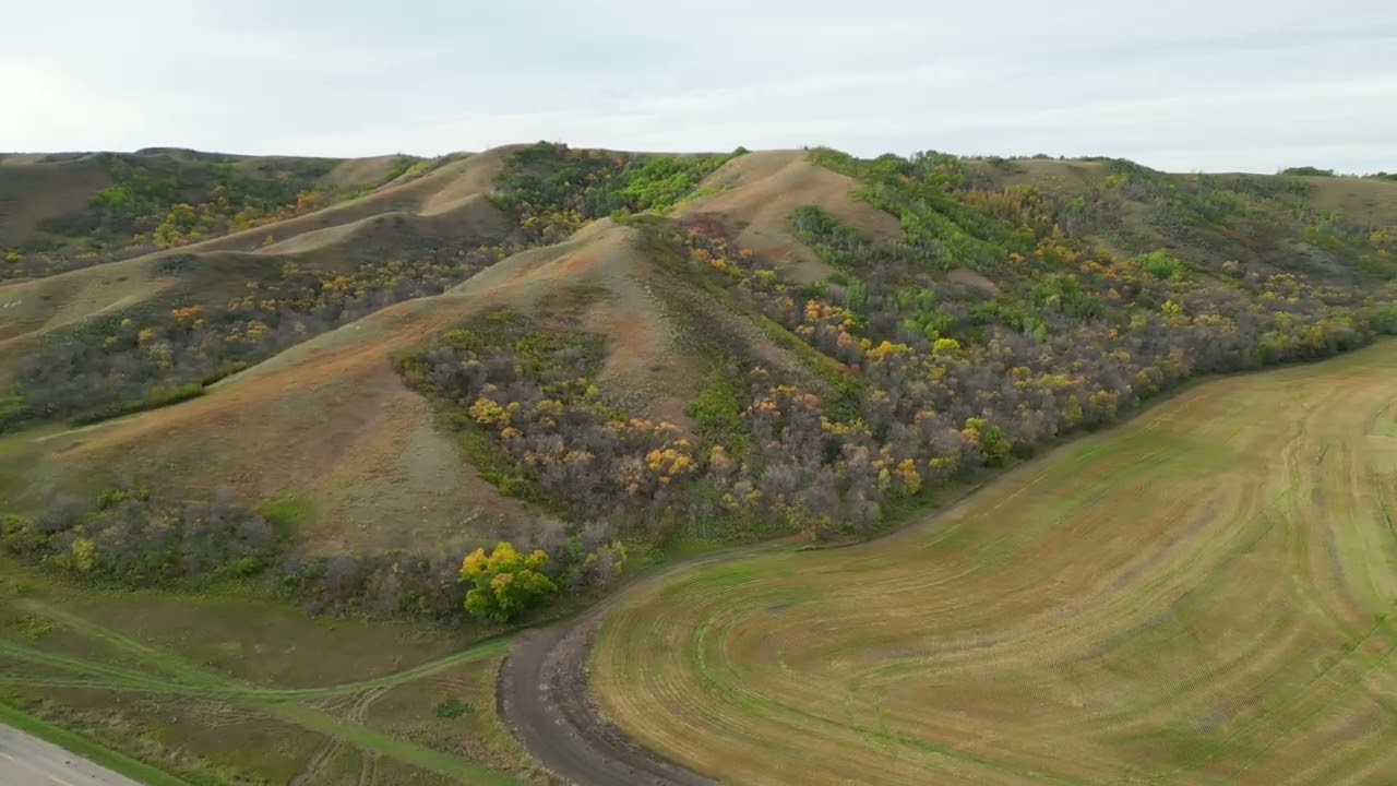Qu'Appelle Valley west of Round Lake,  Saskatchewan 