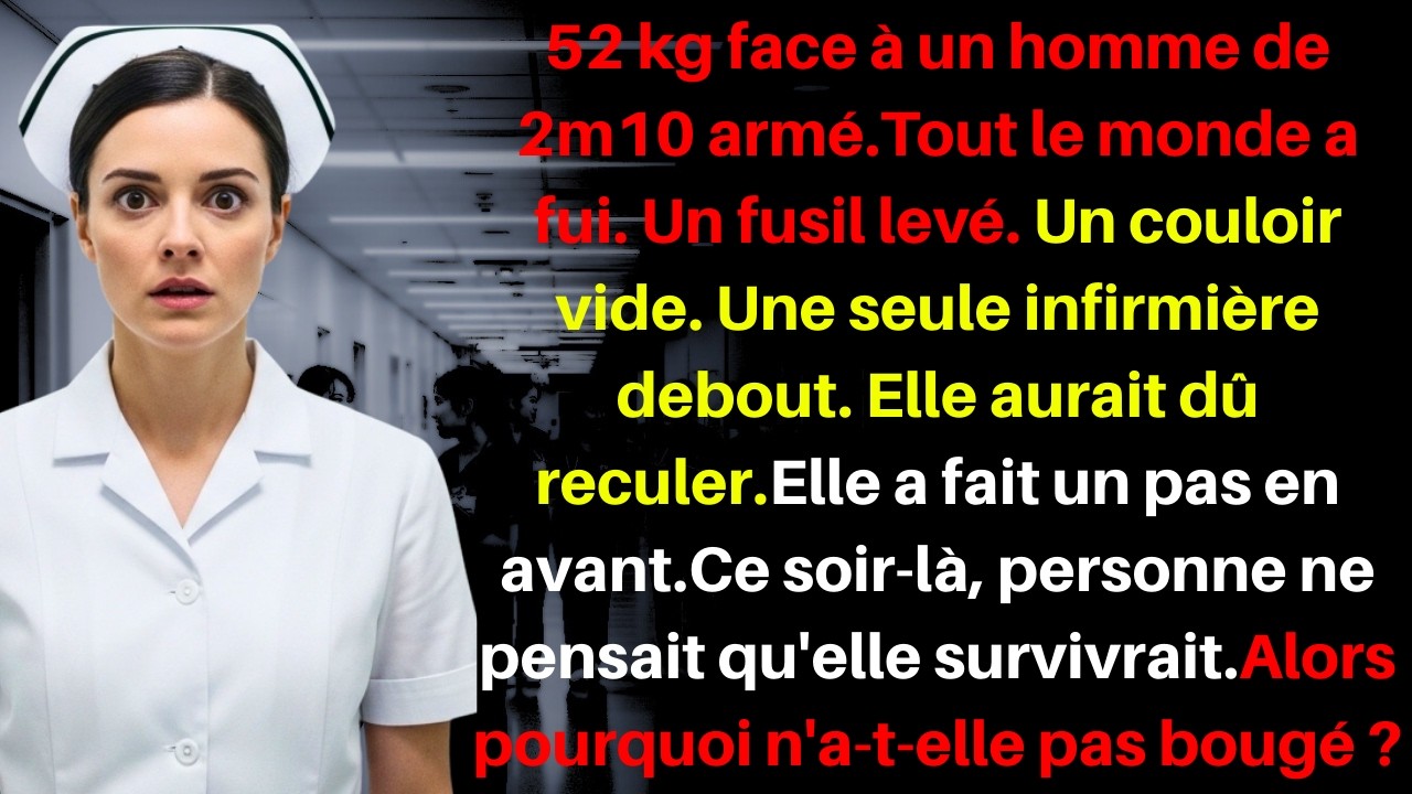 Elle pesait 52 kg. Il mesurait 2m10. Elle n'a pas bougé.